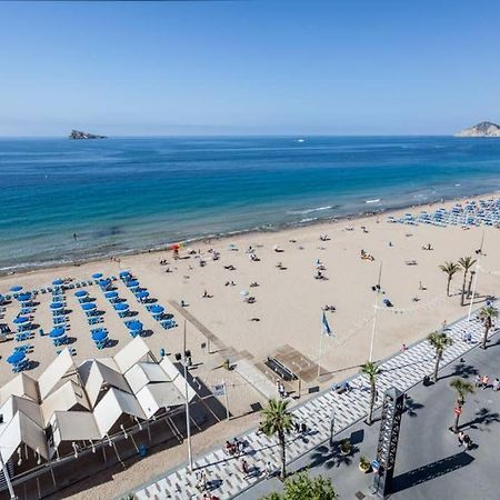 Levante Beach Front Of The Sea Estacha Benidorm Eksteriør billede
